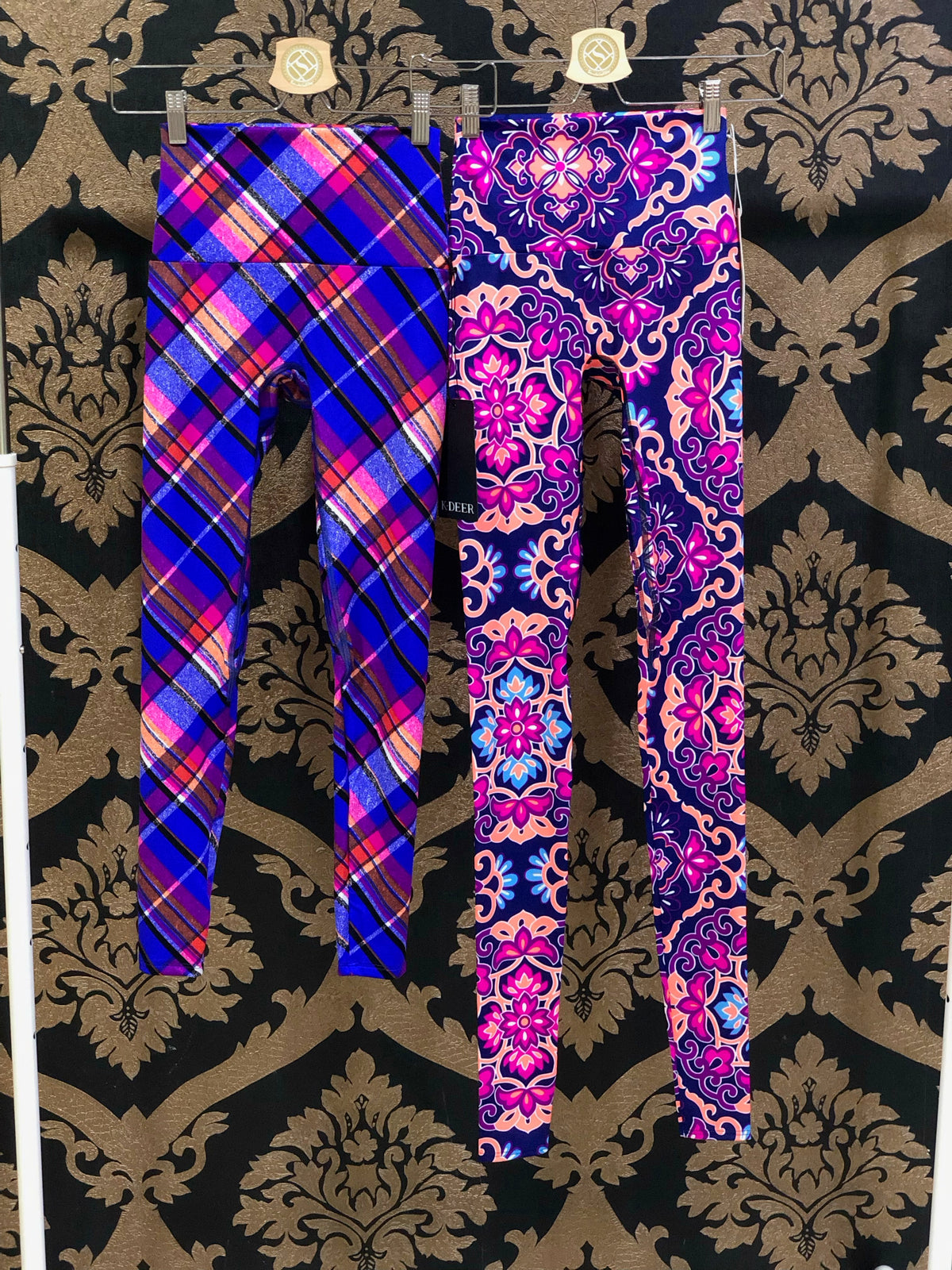 K-Deer SMALL High-Waist Medallion Legging - Boho Nouveau