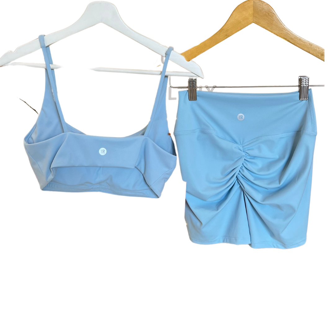 YR Nadia Short Set - Light Blue