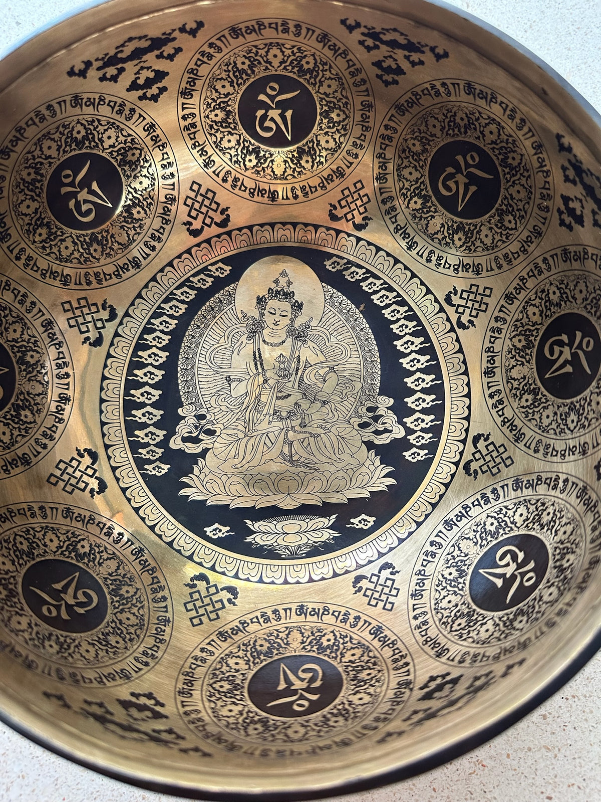 YR Singing Bowl Lakshmi Goddess Tibetan meditation bowl at Yoga Republik Bali