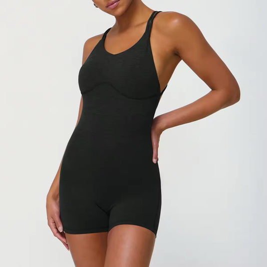 Bodysuit Alo Yoga XS Airlift Barre - Hitam