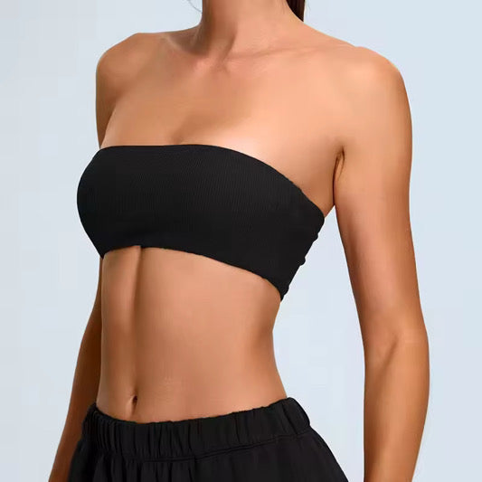 YR Sia Bandeau Bra - Black