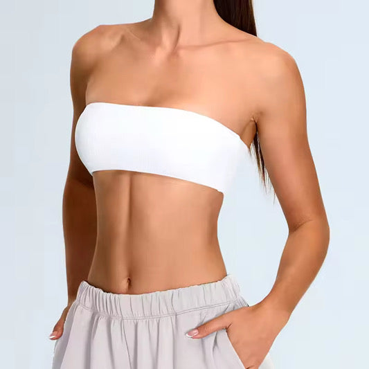 YR Sia Bandeau Bra - White