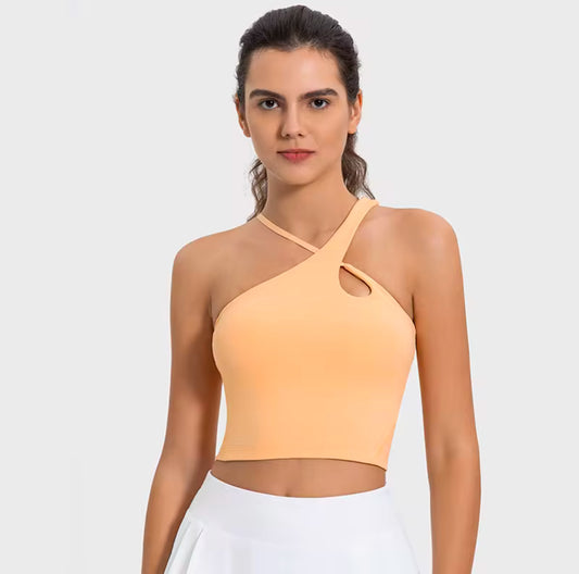 YR Henny Cross Bra Top - Orange