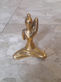 BYS Seated Gomukhasana Hands yoga statue at Yoga Republik Bali