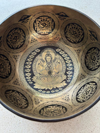 YR Singing Bowl Vajrasattva God Tibetan sound healing bowl at Yoga Republik Bali