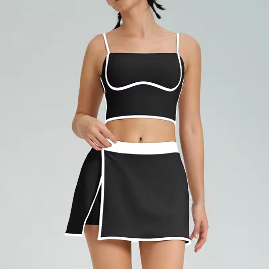 YR Sia Alo Tennis Set - Black White