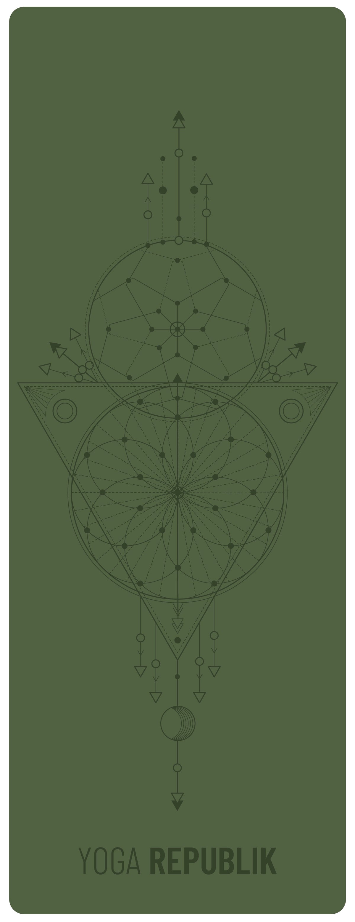 YR Travel Mat 1.5mm PU Rubber - Dreamcatcher