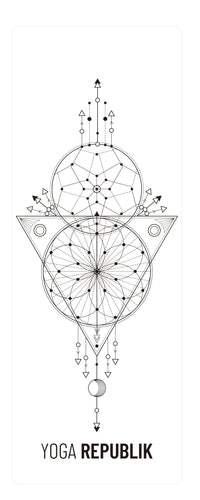 YR Mat 5mm PU Rubber Dreamcatcher design non-slip yoga mat at Yoga Republik Bali