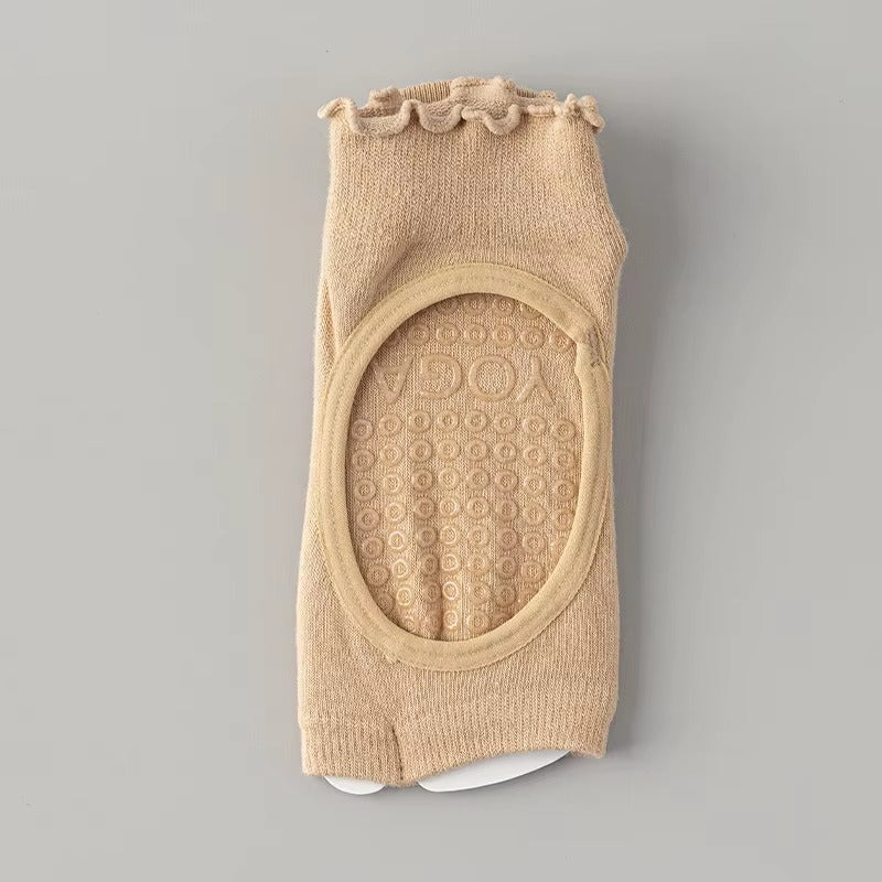 YR Curly Pilates Ankle Sock