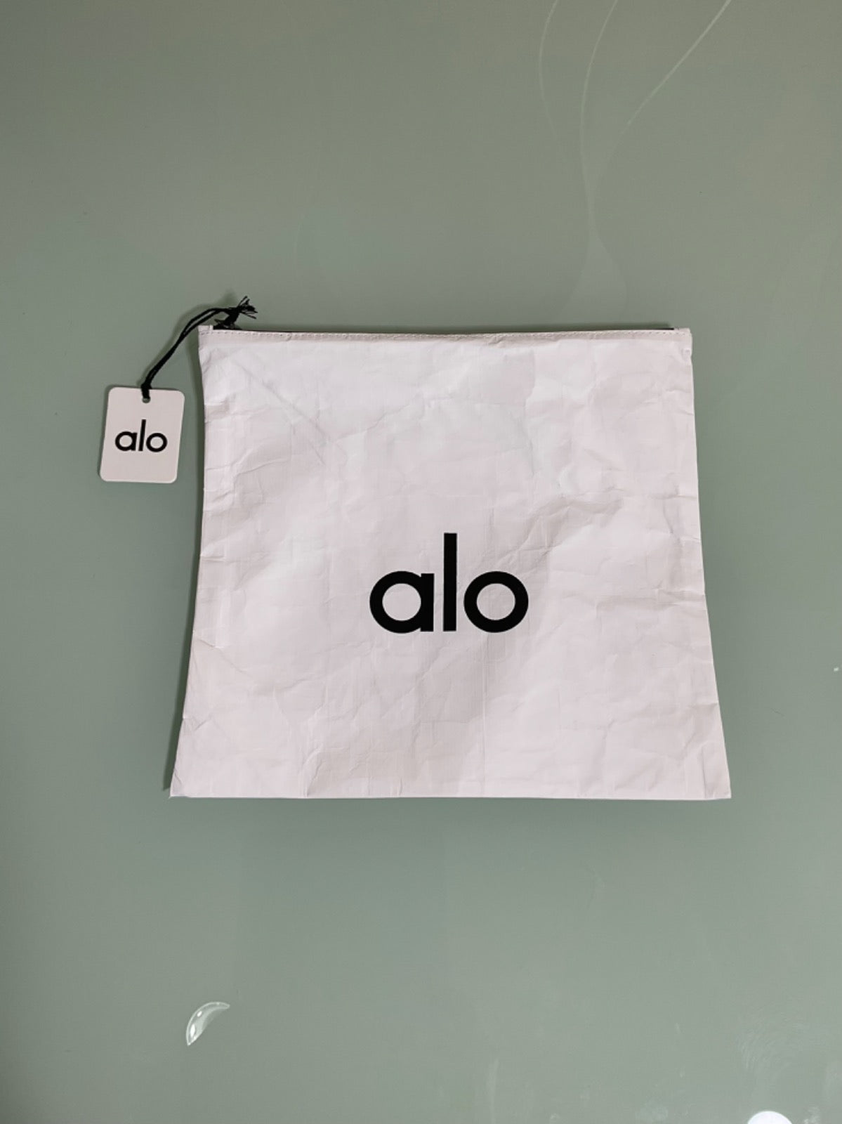 Alo Yoga Keep It Dry Fitness Zip Pouch - White