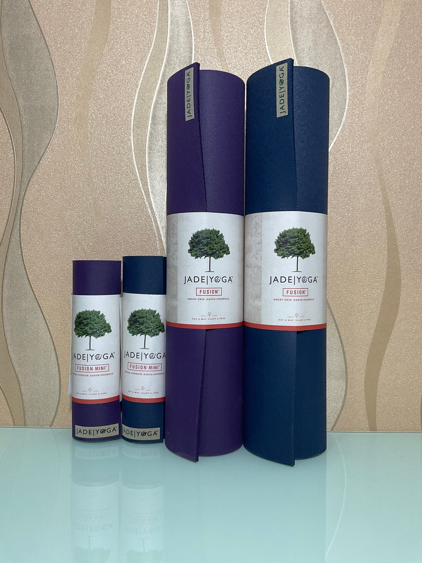 Matras Yoga Mini Jade Fusion - Ungu