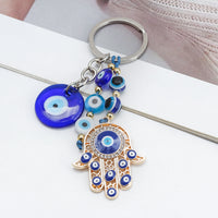 See No Evil Turkish Evil Eye Keychains by Yoga Republik