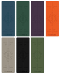 YR Mat 5mm PU Rubber Moon Cycle design Matras yoga natural rubber at Yoga Republik Bali Indonesia