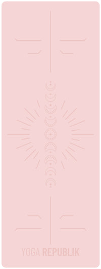 YR Travel Mat 1.5mm PU Rubber - Moon Cycle