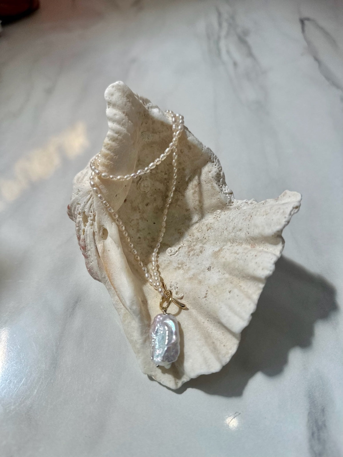Mutiara Freswater Pearl Necklace W Pendant