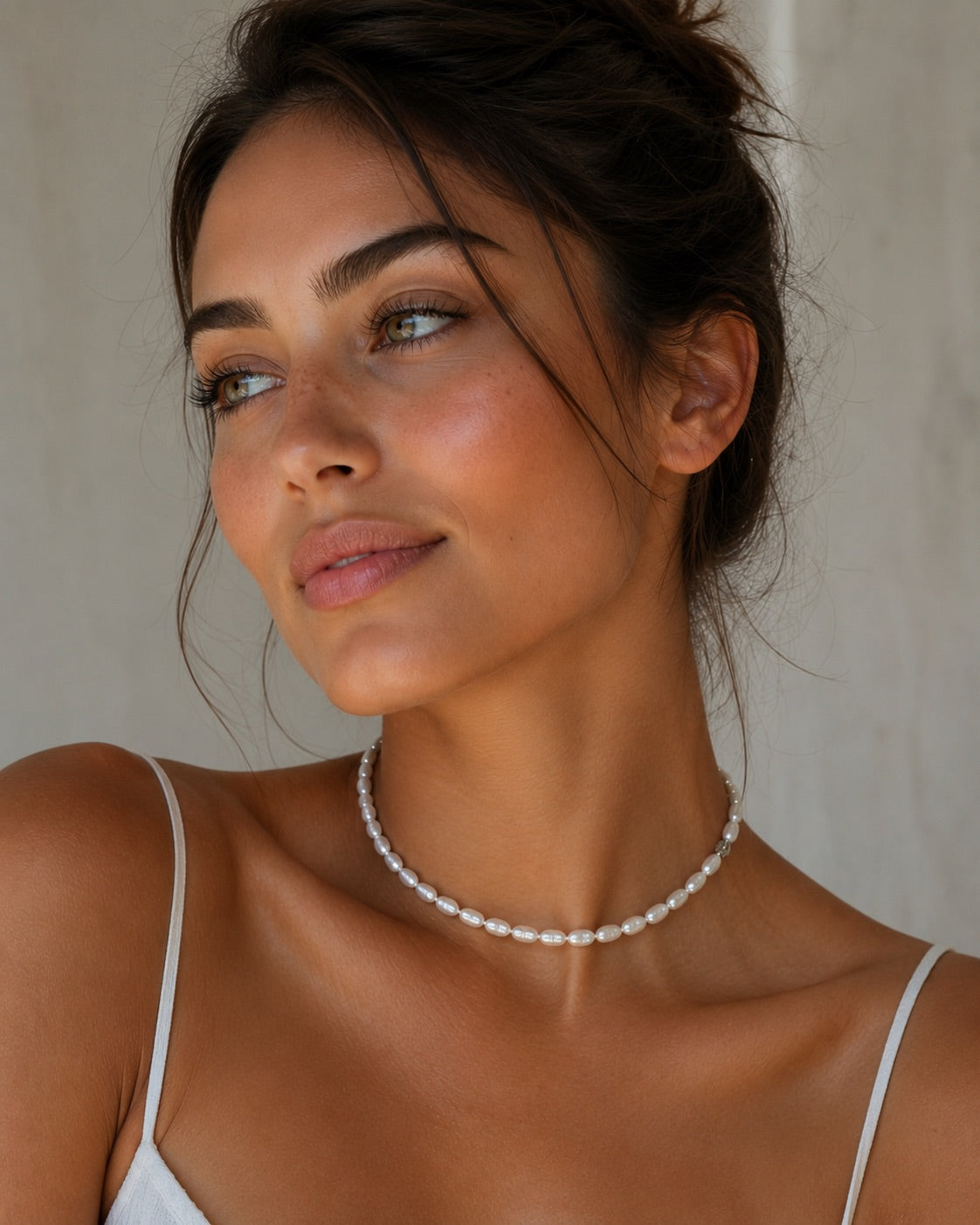 Mutiara Freswater Pearl Necklace Full Pearl