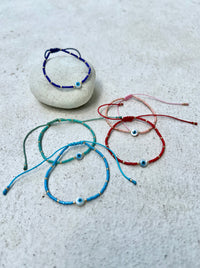 See No Evil dainty Miyuki string beaded bracelets at Yoga Republik Canggu Bali