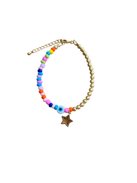 See No Evil star charm bohemian style bracelets at Yoga Republik Canggu Bali