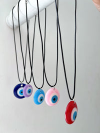 See No Evil Eye Round Pendant Necklace by Yoga Republik