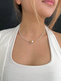 See No Evil Cube Crystal Choker spiritual necklace at Yoga Republik Canggu Bali