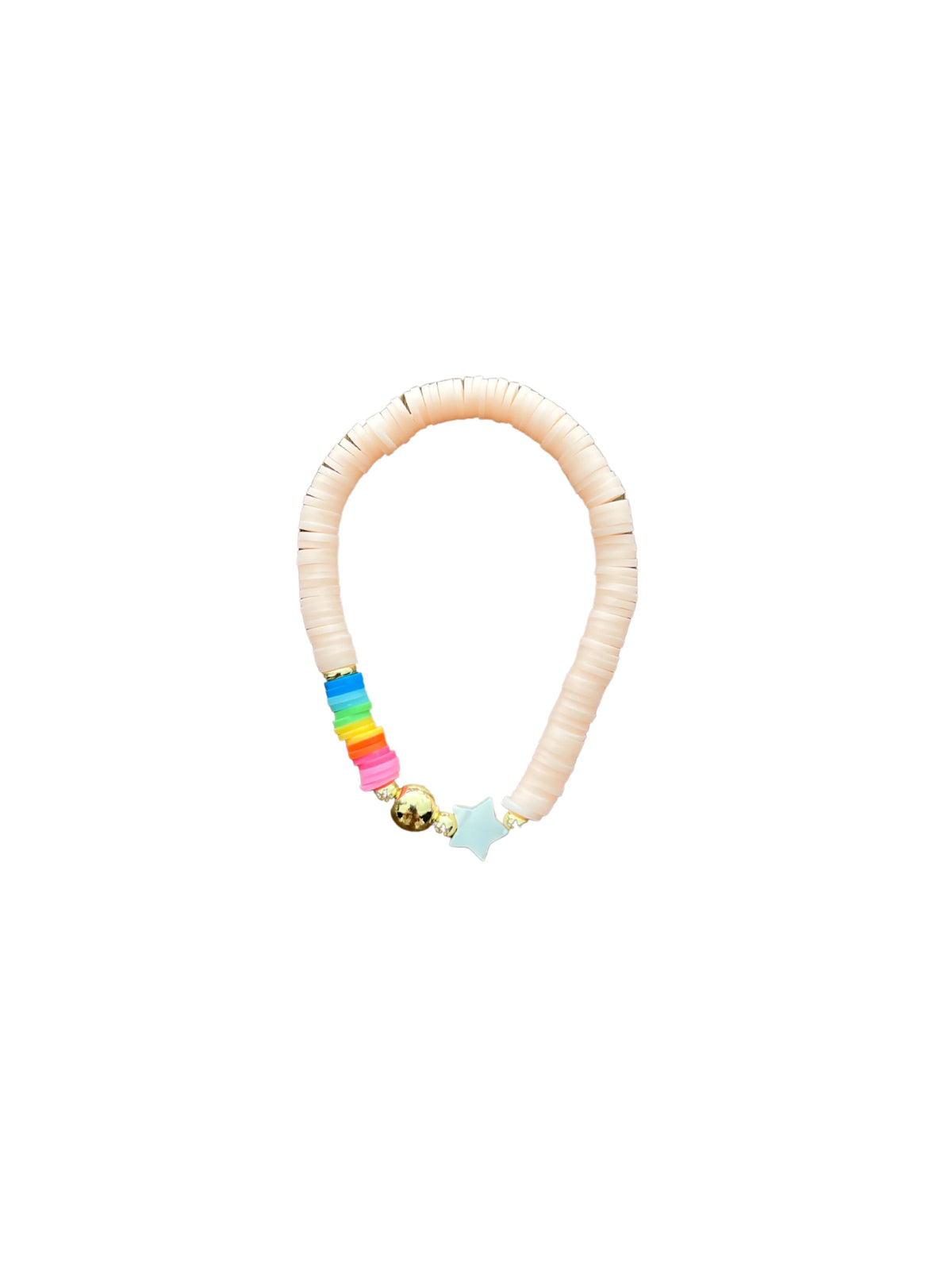 See No Evil Heishi Beads Stackable Boho Bracelets by Yoga Republik