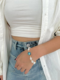 See No Evil Turkish evil eye charm bracelet almost perfect at Yoga Republik Bali
