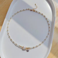 See No Evil Cube Crystal Choker spiritual necklace at Yoga Republik Canggu Bali