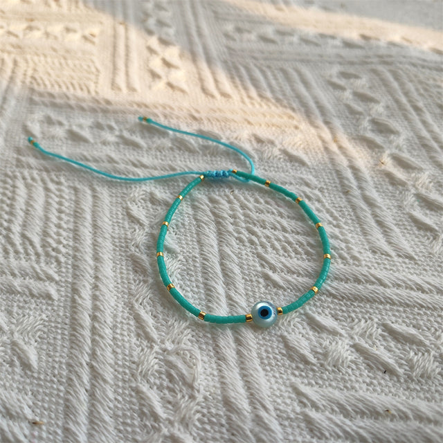 See No Evil dainty Miyuki string beaded bracelets at Yoga Republik Canggu Bali