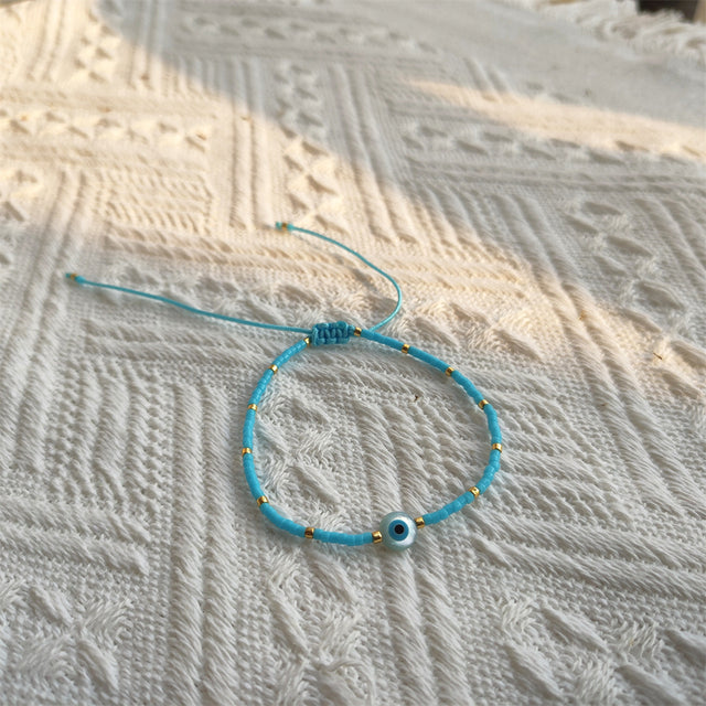 See No Evil dainty Miyuki string beaded bracelets at Yoga Republik Canggu Bali
