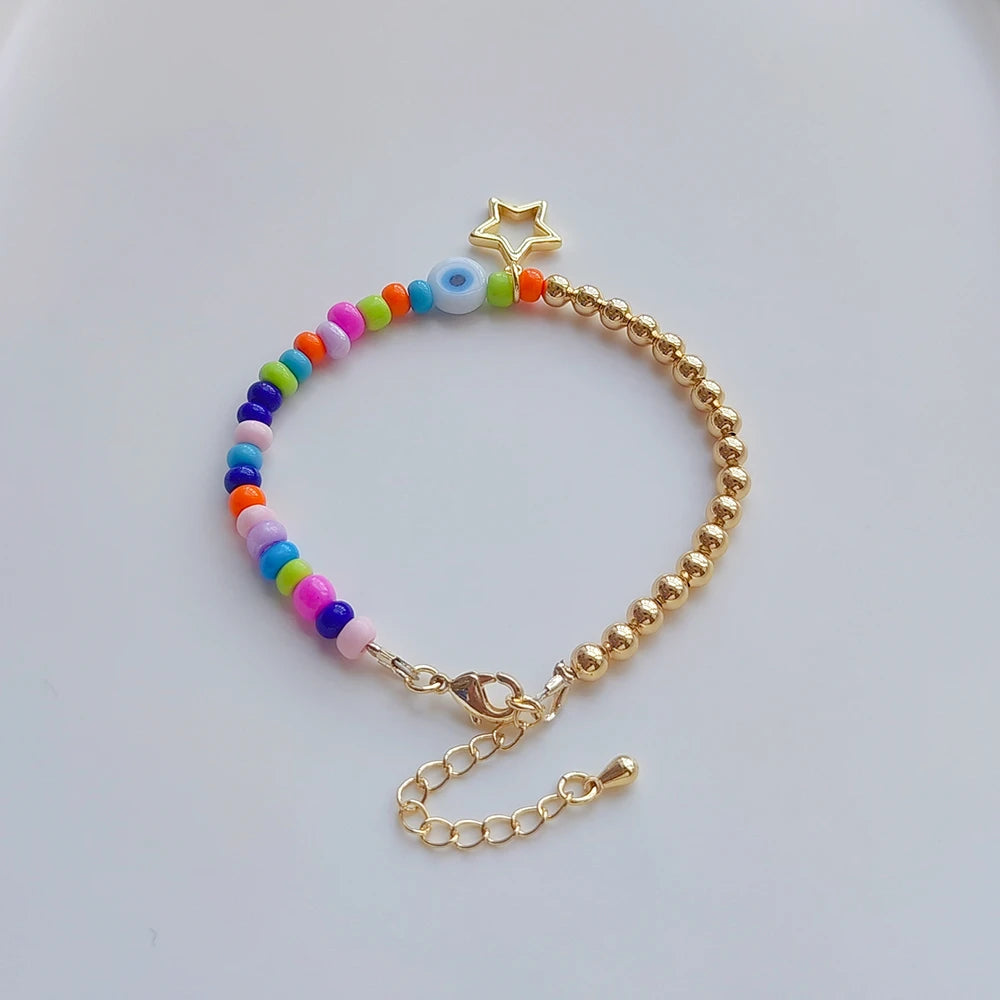 See No Evil star charm bohemian style bracelets at Yoga Republik Canggu Bali