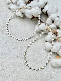 See No Evil heart natural sea shell choker at Yoga Republik Canggu Bali
