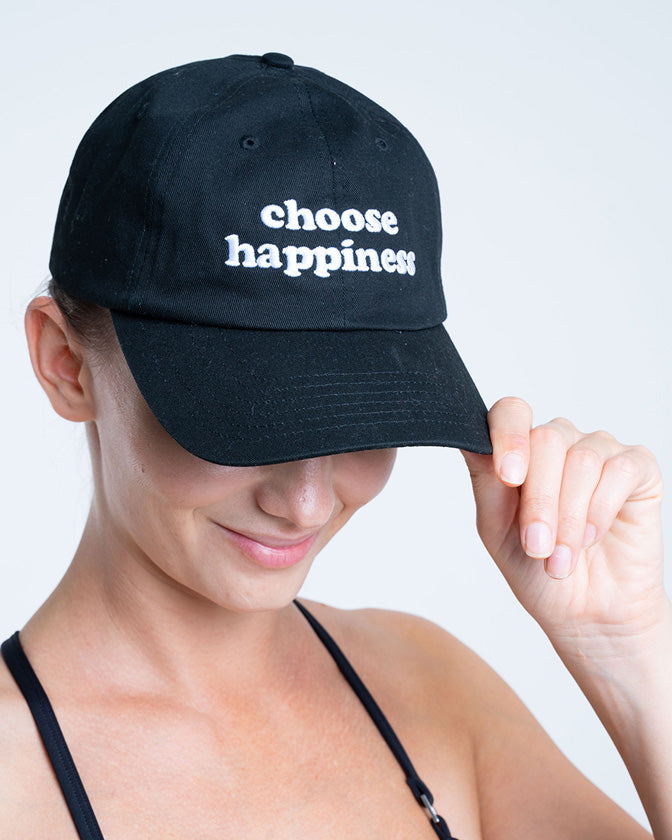 Spiritual Gangster Happiness Dad Hat vintage black at Yoga Republik authorized reseller Canggu Bali