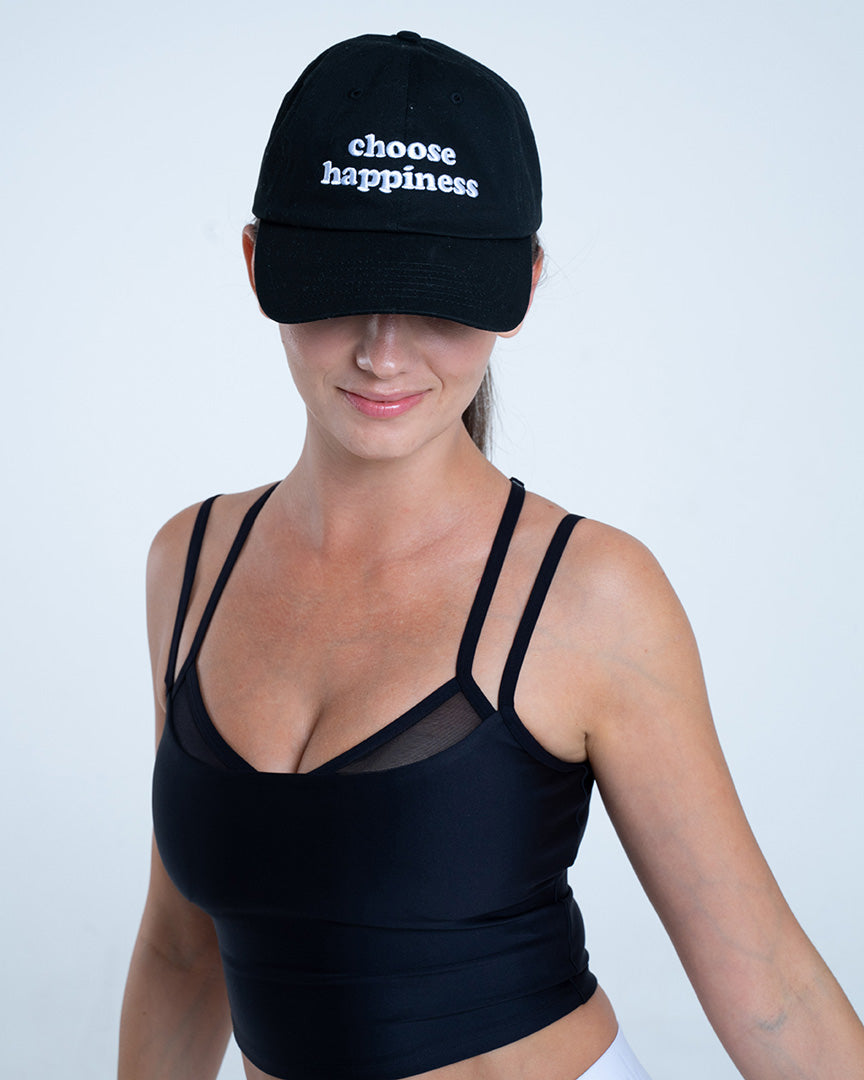 Spiritual Gangster Happiness Dad Hat vintage black at Yoga Republik authorized reseller Canggu Bali