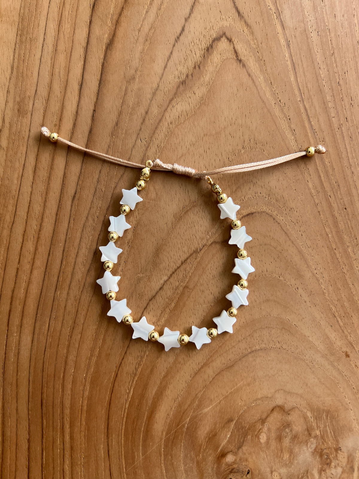 See No Evil star freshwater pearl bracelets spiritual jewelry at Yoga Republik Bali