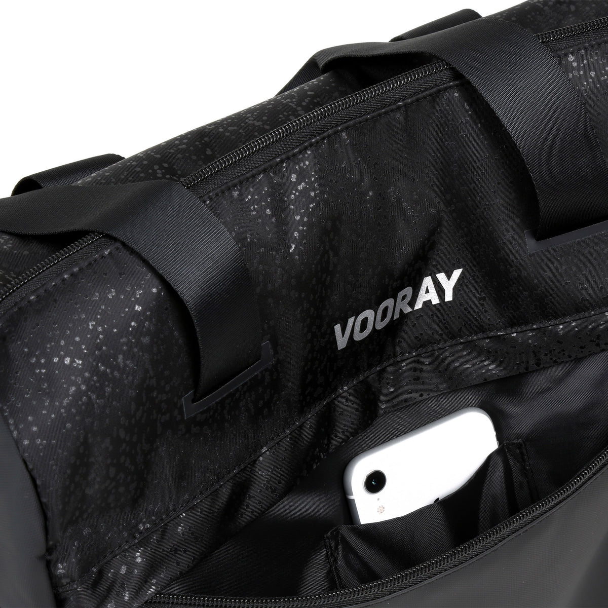 Vooray Trainer Duffel black foil at Yoga Republik authorized reseller Canggu Bali