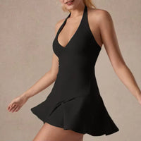 YR Tennis Padel Dress Black at Yoga Republik Bali