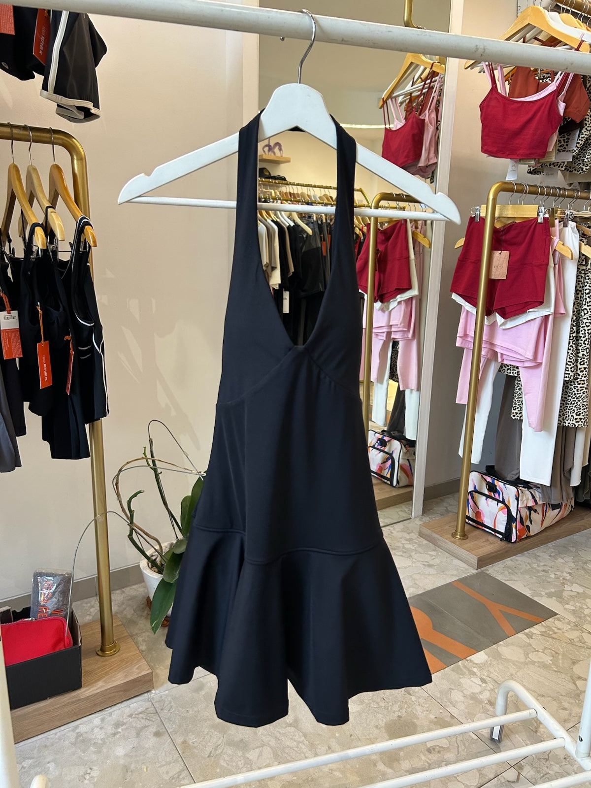 YR Tennis Padel Dress Black at Yoga Republik Bali