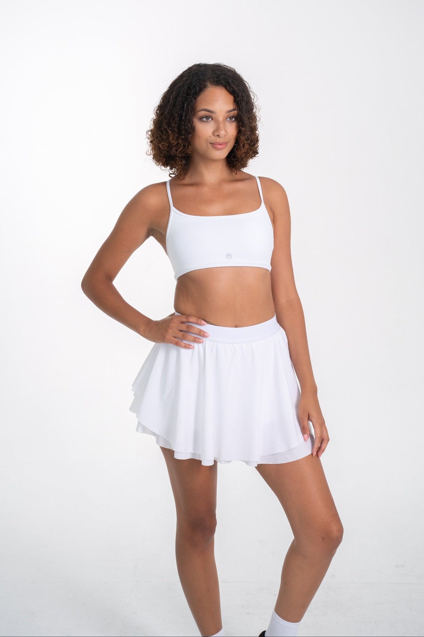 YR Henny Padel Skirt - White