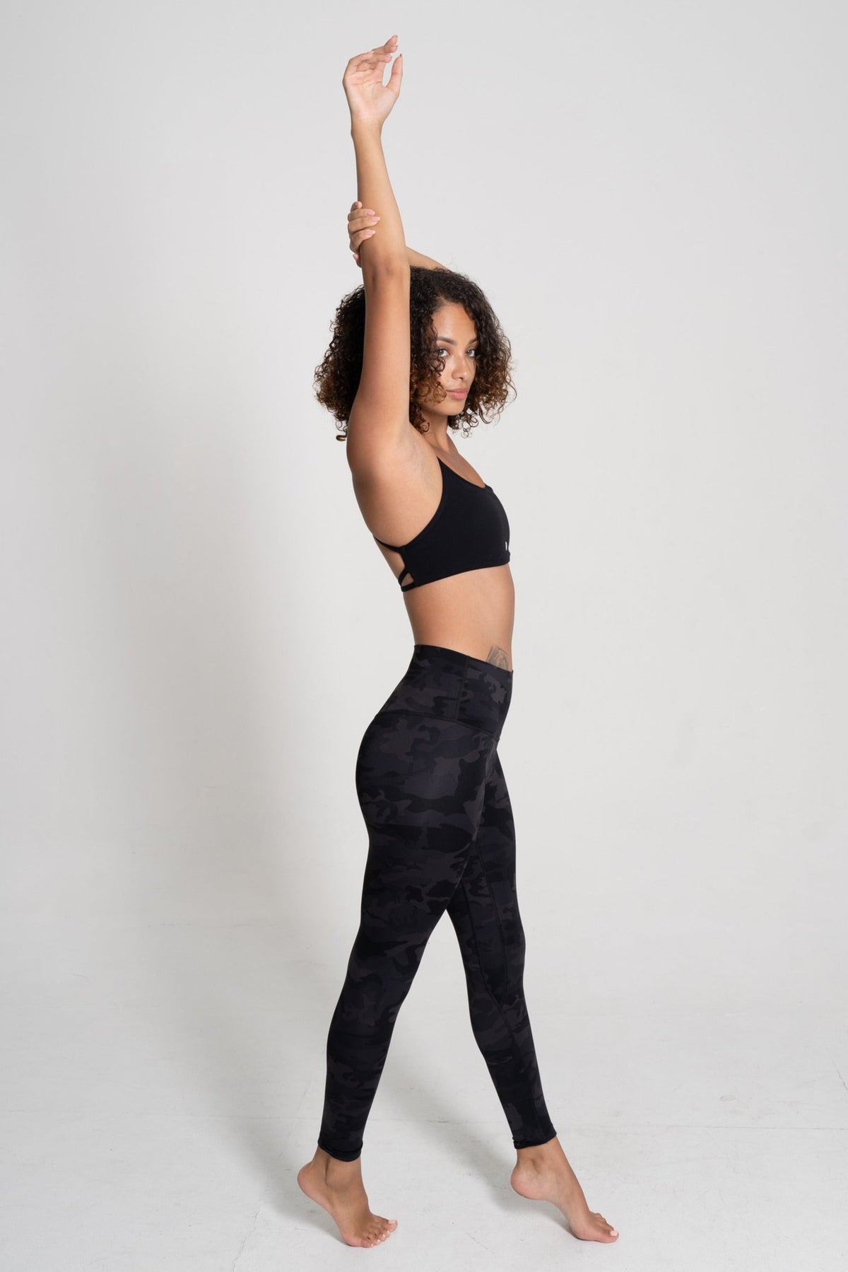 YR Lulu Legging camo high-waist yoga legging at Yoga Republik Bali