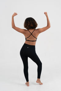 YR Lulu Legging Black high-waist yoga legging at Yoga Republik Bali