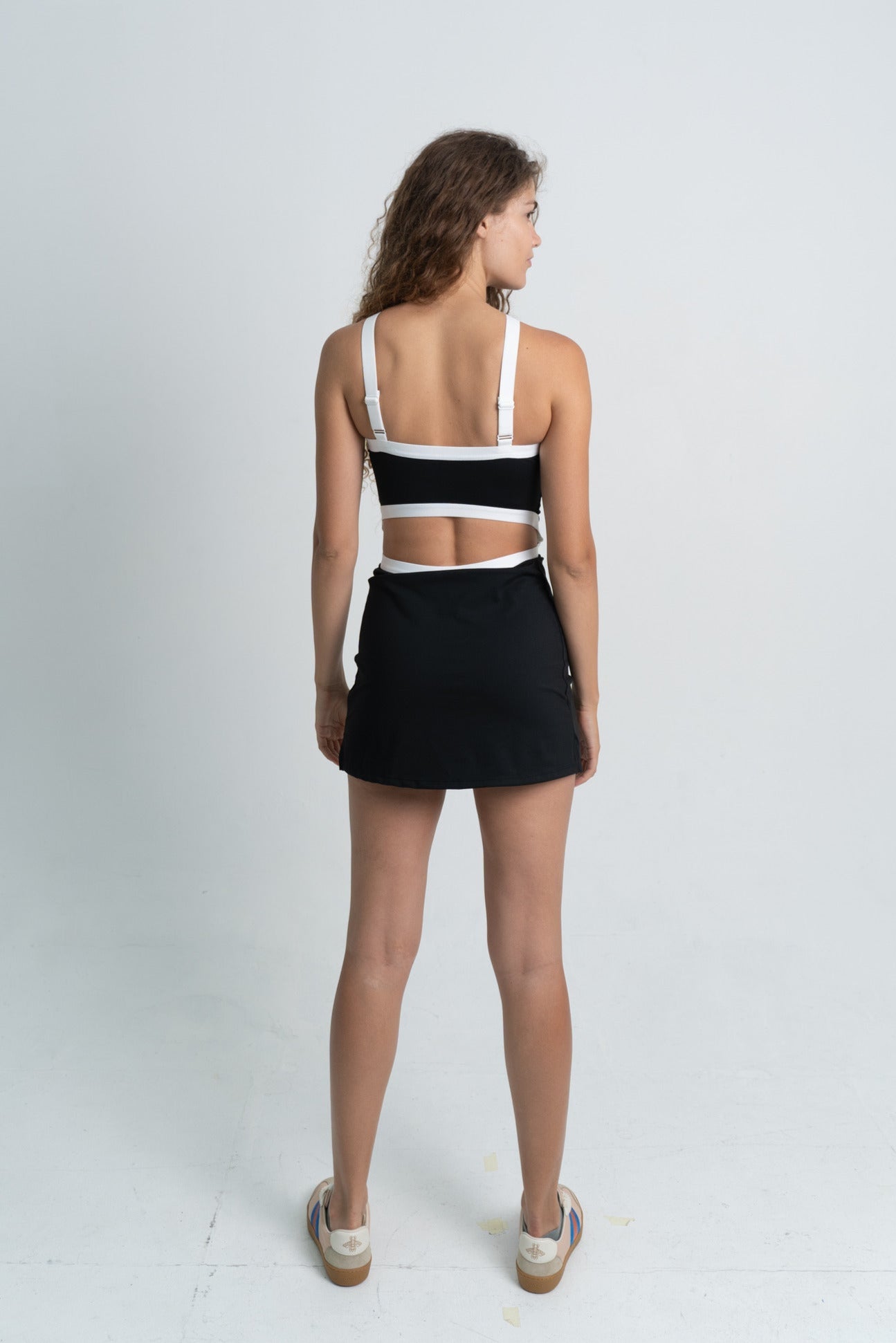 YR Two-Toned Tennis Dress - Black