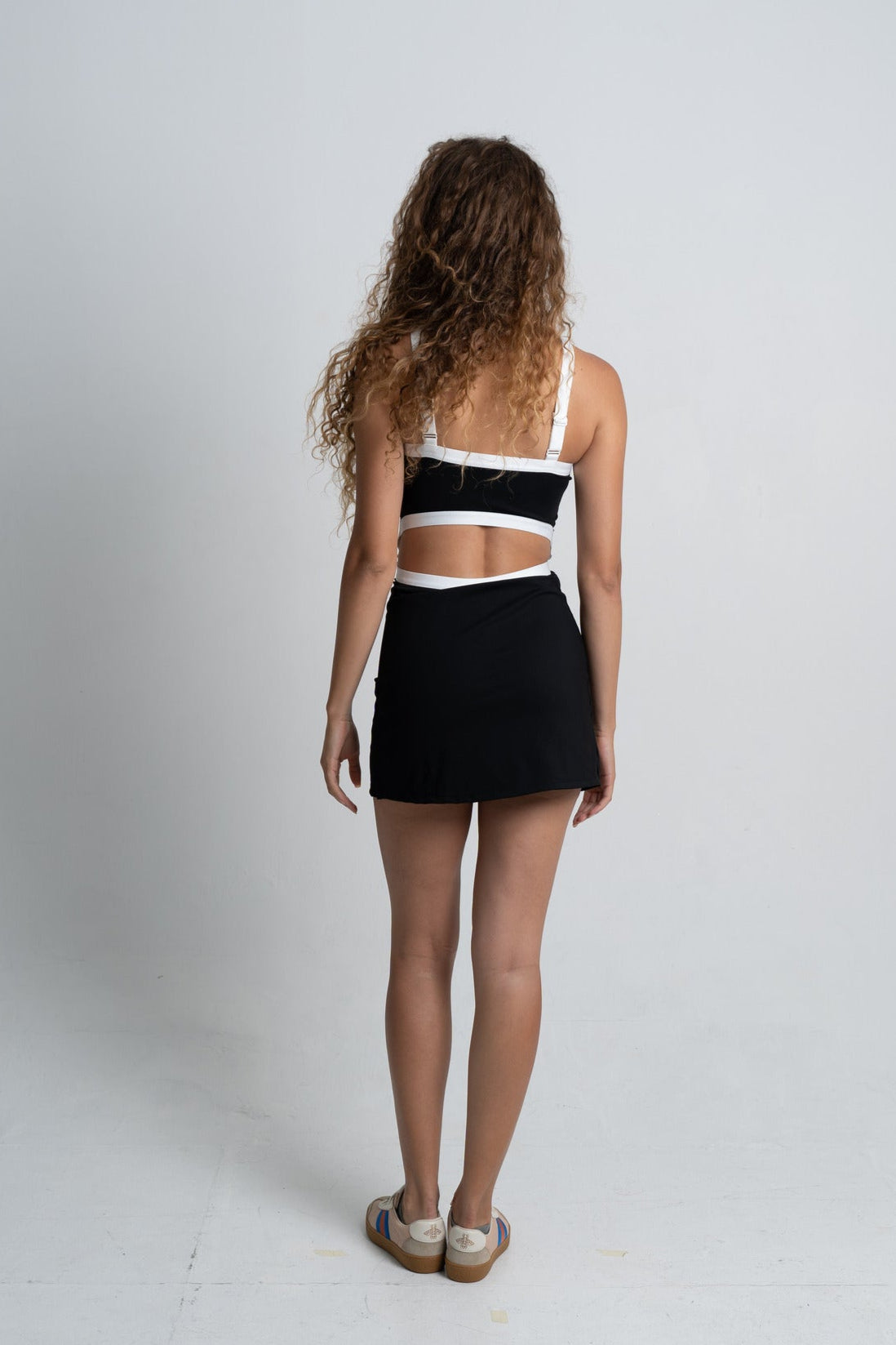 YR Two-Toned Tennis Dress - Black