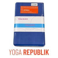 YR Foam yoga block blue Workout and Pilates equipment at Yoga Republik Bali Indonesia