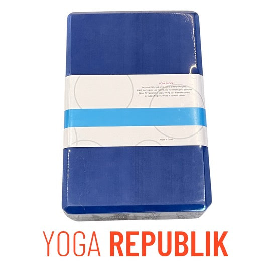 Blok Yoga Penyemangat Alo Yoga - Aqua Cerah/Perak