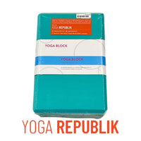 YR Foam yoga block green Workout and Pilates equipment at Yoga Republik Bali Indonesia