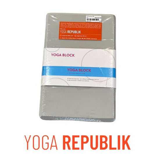 Blok Yoga Penyemangat Alo Yoga - Aqua Cerah/Perak