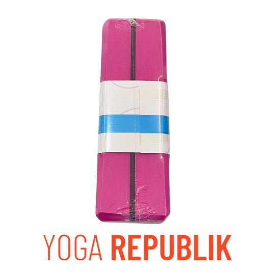 YR Foam yoga block pink Workout and Pilates equipment at Yoga Republik Bali Indonesia