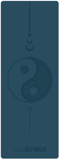 YR Travel Mat 1.5mm PU Rubber - Yin Yang
