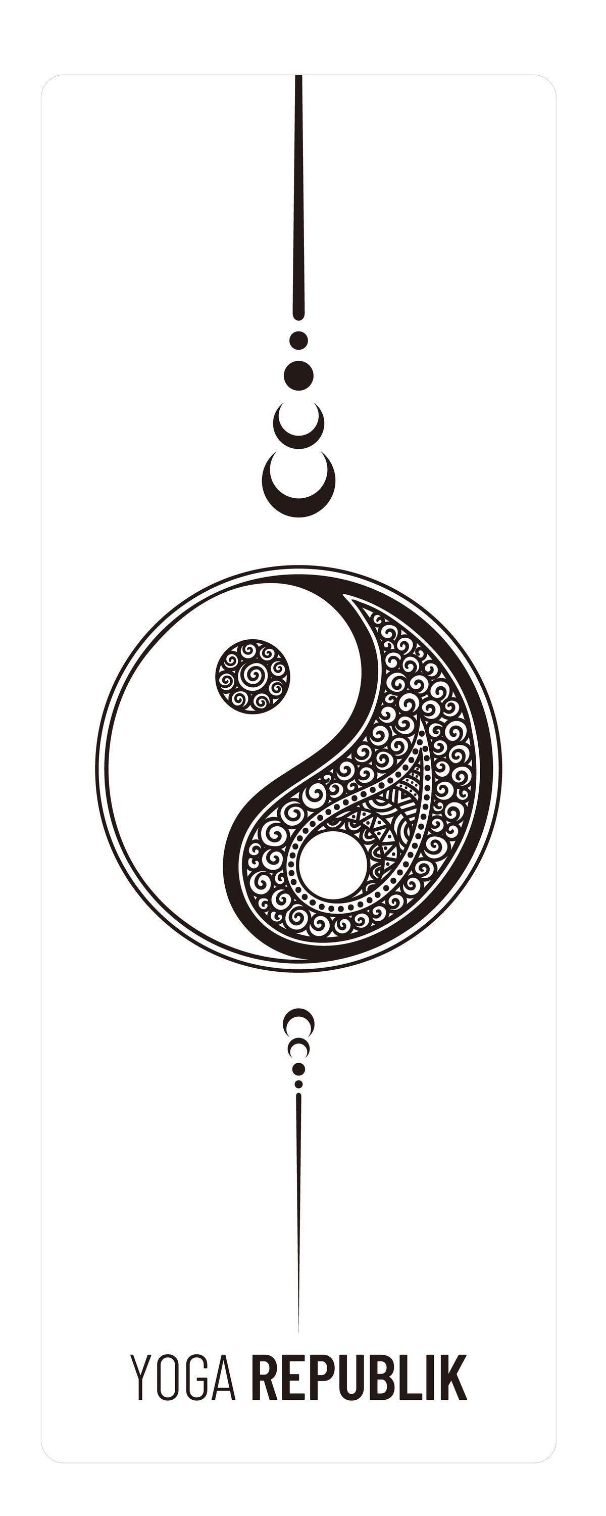 YR Mat 5mm PU Rubber - Yin Yang