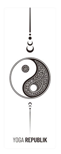 YR Travel Mat 1.5mm PU Rubber Yin Yang design at Yoga Republik Bali
